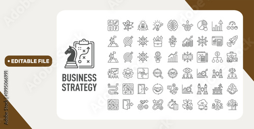 Business structure web icons in line style. Management, company, teams, finance, governance, strategy, hierarchy, productivity, employees, corporation, workers. Editable stroke. Vector illustration.