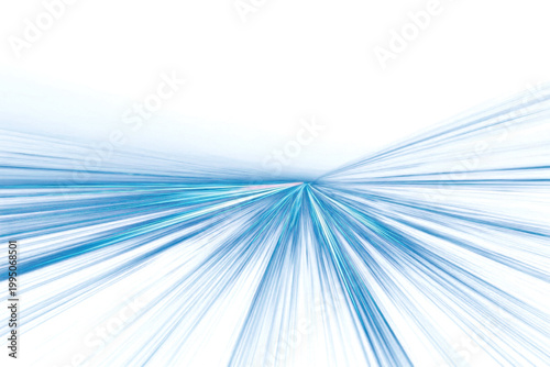 Abstract image of fast moving lights on a dark background showing concept of speed