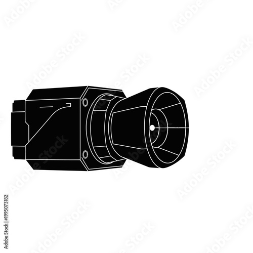 Satellite Inter-Laser Communication Terminal Silhouette, Optical Payload and Connectivity Concept.
