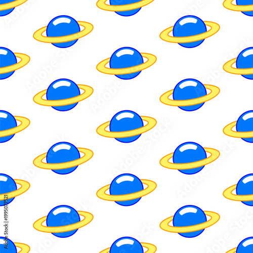 Abstract planet pattern