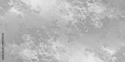 Vintage black and white grunge background featuring a textured gray cement wall pattern with a dirty marble stone surface and old paint art for a winter ice backdrop