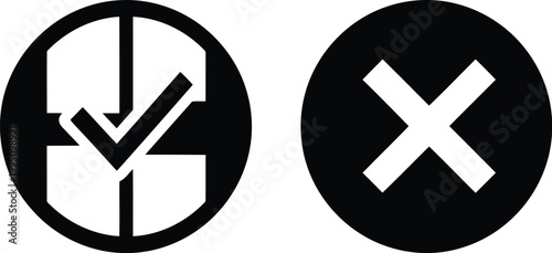 Black and white of a compass and cross symbol black background, white compass de