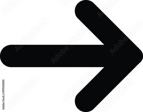 Black curved ribbon or swoosh shape on white background, black ribbon