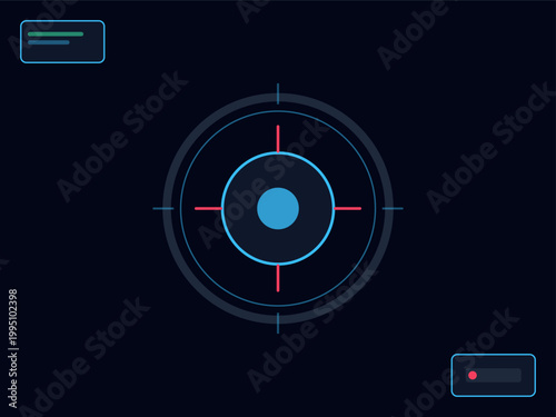Eye Artificial Vision Interface with Neural Data Scanning HUD
