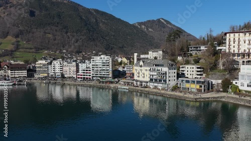 Ingenbohl / Brunnen und Mythen, Schwyz, - Sonnengenuss im Februar in der Schweiz