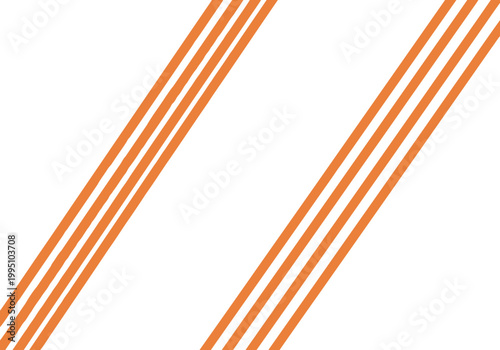 Diagonal orange and white striped background, pattern diagonal stripes de