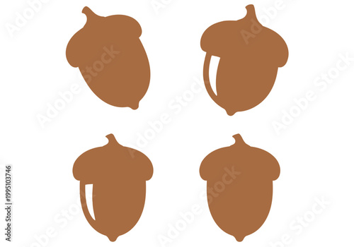 Four brown leather loafers arranged in a square pattern brown shoes footwear des