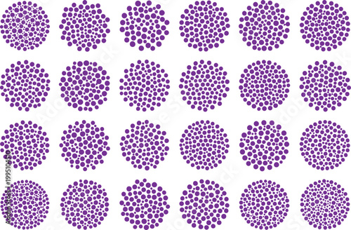 Purple hexagon pattern background, with geometric shapes de