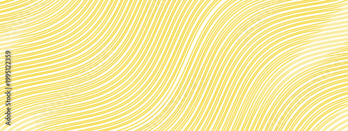 Abstract flowing golden yellow curved lines with a gradient effect creating a wave pattern on a white background transparent background