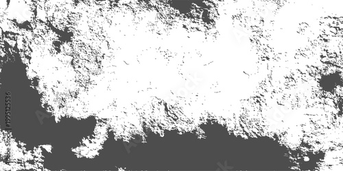 Cloud-like texture formation. A monochrome high-contrast art-piece, showing a rough, abstract, and textured visual appearance.