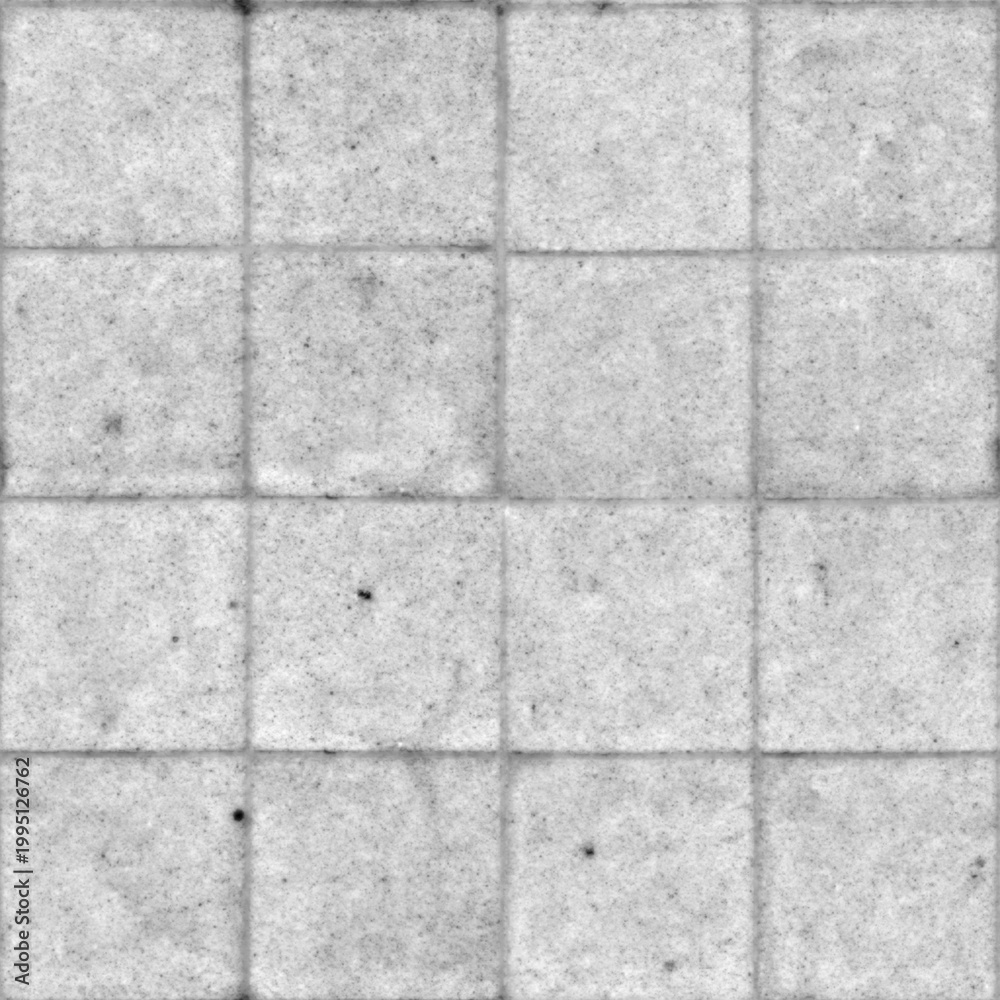 Fototapeta premium Old stone wall texture in black and white, ancient masonry background Height Map