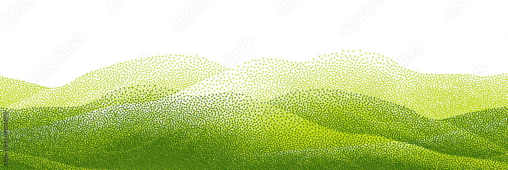 Fototapeta premium Aerial farmland geometric fields abstract background.