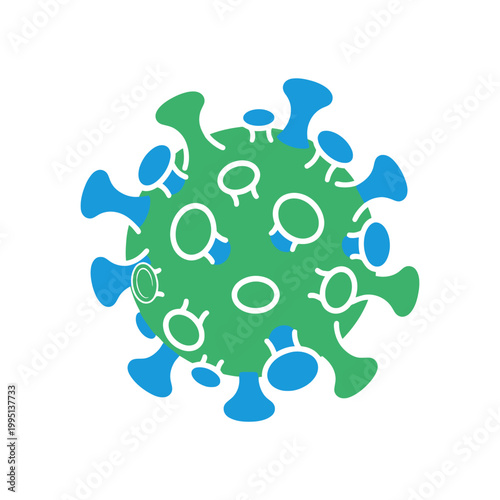 Stylized Coronavirus Icon