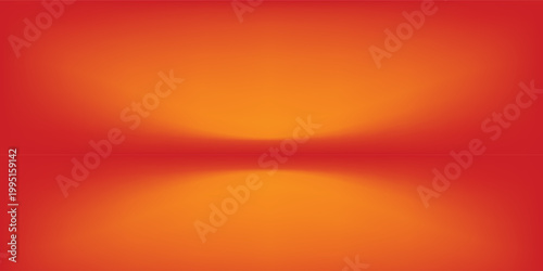 Red and orange studio room background illustration