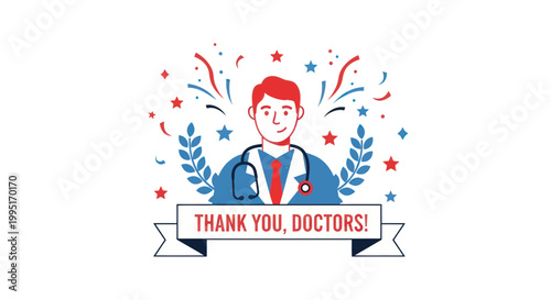 Doctor Appreciation Illustration: Thank You, Doctors!