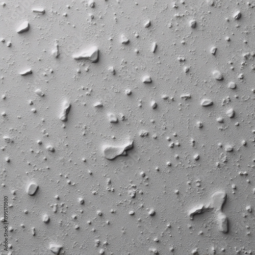 White popcorn ceiling macro texture (not seamless tiling)