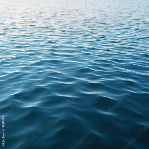 Blue water ripples perspective texture with lighting gradient (not seamless)