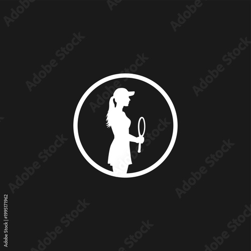 Tennis player vector logo design collection, tennis sport, tennis player illustration, style, movement, competition, sport, illustration, design, ball, icon, player, tournament, competition