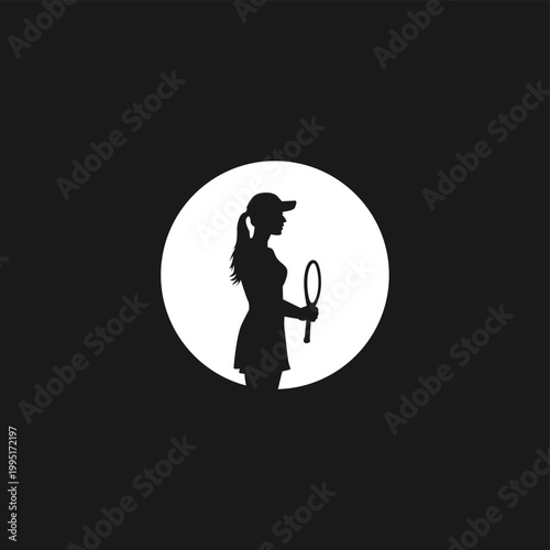 Tennis player vector logo design collection, tennis sport, tennis player illustration, style, movement, competition, sport, illustration, design, ball, icon, player, tournament, competition