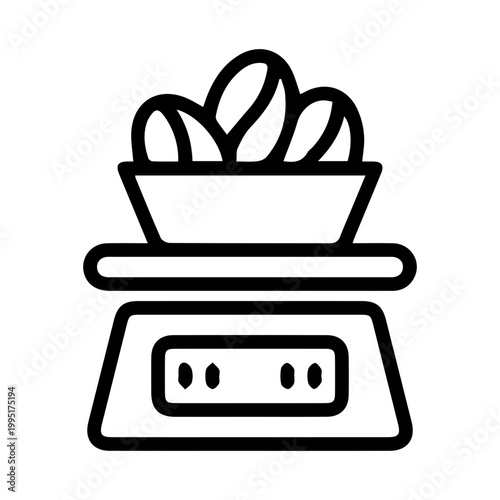 Coffee Beans on Scale