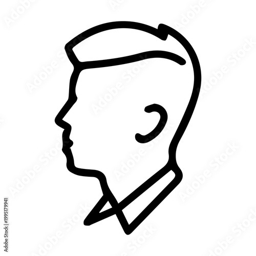 Male Profile Outline