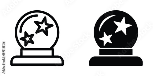 Magic Ball icon design template