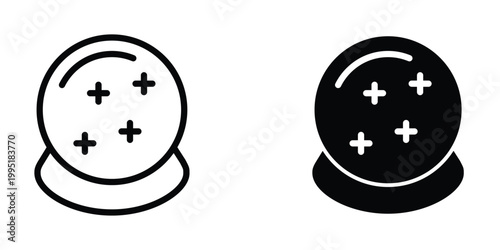 Magic Ball icon design template