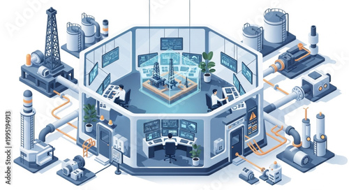 Advanced Robotics Laboratory with Automated Machinery and Control Systems.