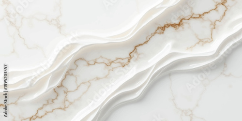 An abstract white liquid wave flows like fresh sweet cream and milk in a macro closeup, resembling a smooth dessert pastry or healthy egg shell isolated against a soft background