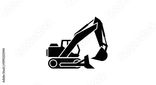 Construction Excavator Heavy Machinery Equipment.