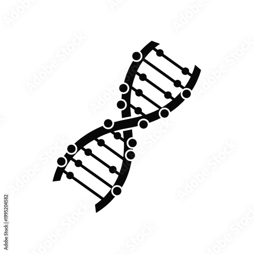 DNA Double Helix Structure Model.