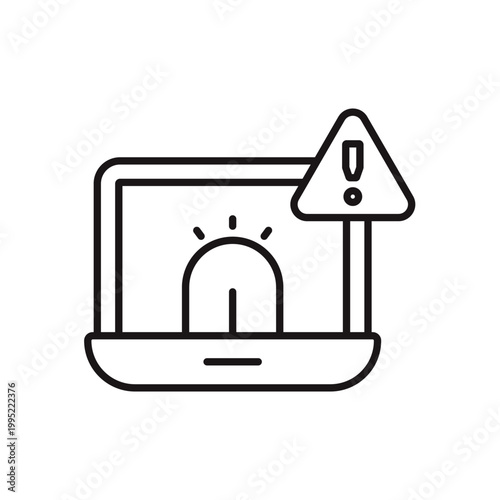cyber hack icons minimalist flat style design, cyber hack Vector illustration on white background