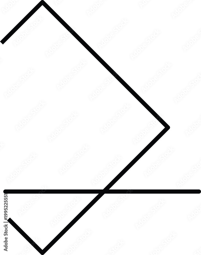 Obraz premium Art & Illustration, Expanding corner frame icon for object scale transformation.