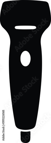 Silhouette electric shaver personal grooming icon vector design