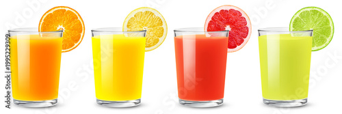 Konstfotografi A collection of isolated juices