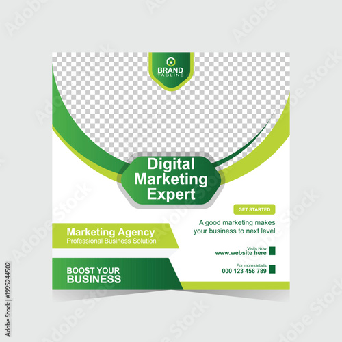 Digital Marketing Experts with Social media Post
