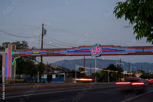 Tableau sur toile Route 66