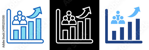 Community Growth triplestyle icon