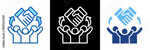 Civic Engagement triplestyle icon