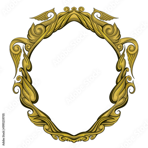 Frame Ornamental Illustration Element 