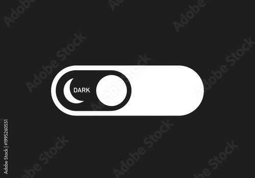 Dark mode toggle switch button.