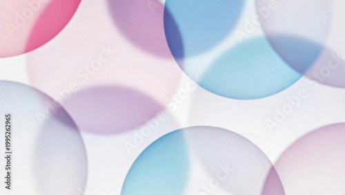 Pastel Abstract Circle Background Design | Soft Overlapping Translucent Circles Art | Colorful Blended Circle Pattern for Creative Projects
