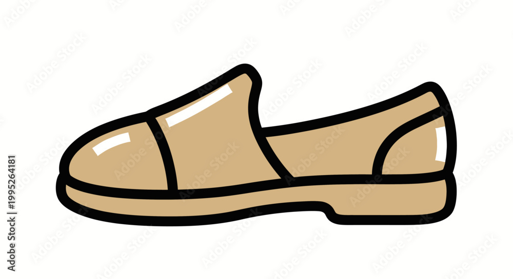 Fototapeta premium Brown Loafers for Women.