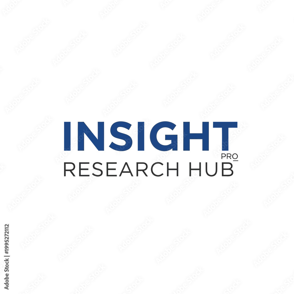 Fototapeta premium Insight Research Hub Logo Design.