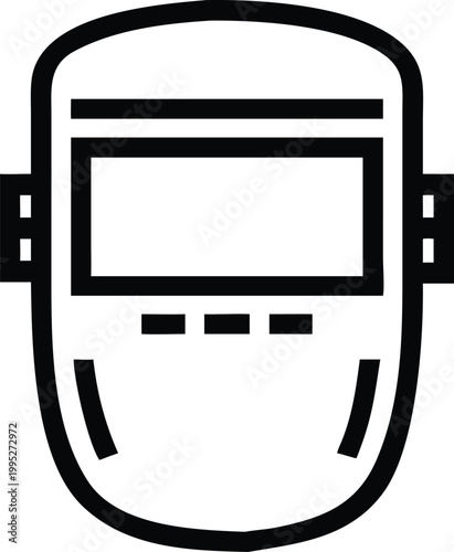 Professional industrial welding mask protective safety gear for construction and manufacturing workers