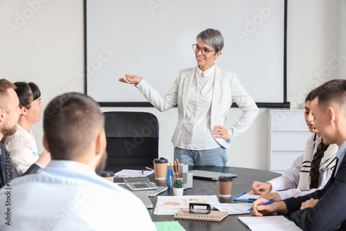 Mature female business cons...