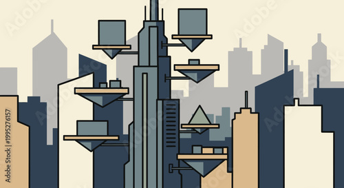 City Skyline Buildings Architecture.