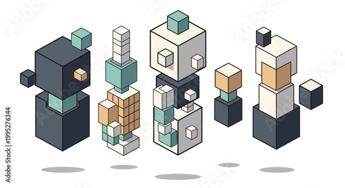 Minecraft Block Characters.