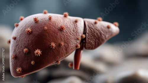 Diseased Liver Infested wit...