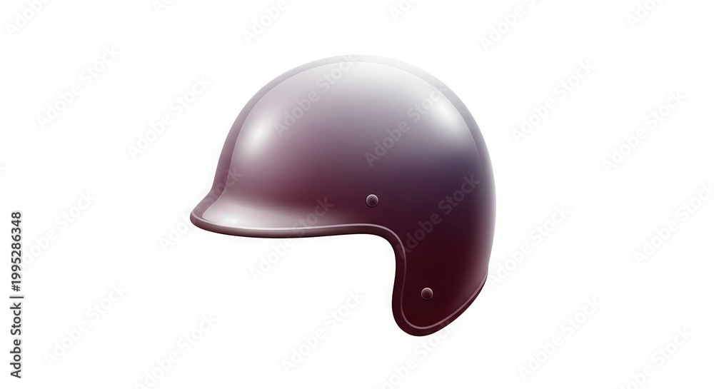 Fototapeta premium Vintage Motorcycle Helmet, Retro Style, Safety Gear, Classic Design